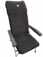 Sittdyna STINA  i merinoull 50x135, antracit  2 st