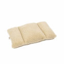 Kudde Carla i Merinoull Beige- Skn Ryggkudde till Fotljen / Solstolen / Bilstet mm. 40x60cm