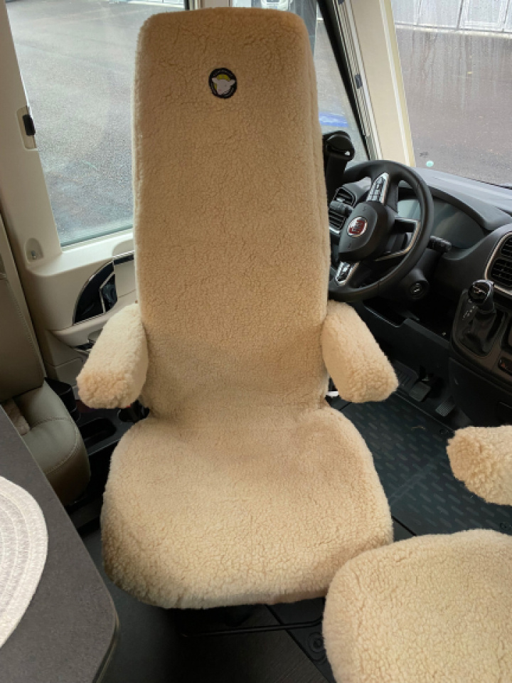 Husbilsstolskldsel NELSON beige